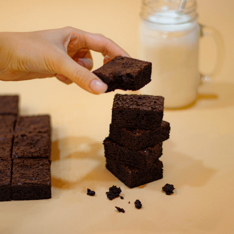 Dark Chocolate 55% Fudgy Brownies (20 PCS)